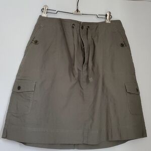 Cute L.L. Bean Khaki Knee-Length Short Skirt, XL, 14-16